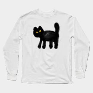 black cat Long Sleeve T-Shirt